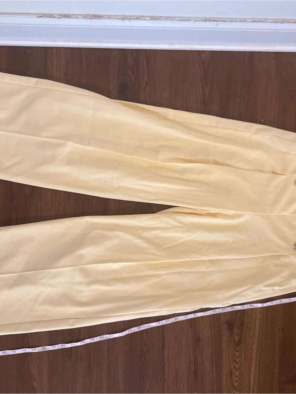 Ann Taylor Soft Butter Yellow wide legs pants